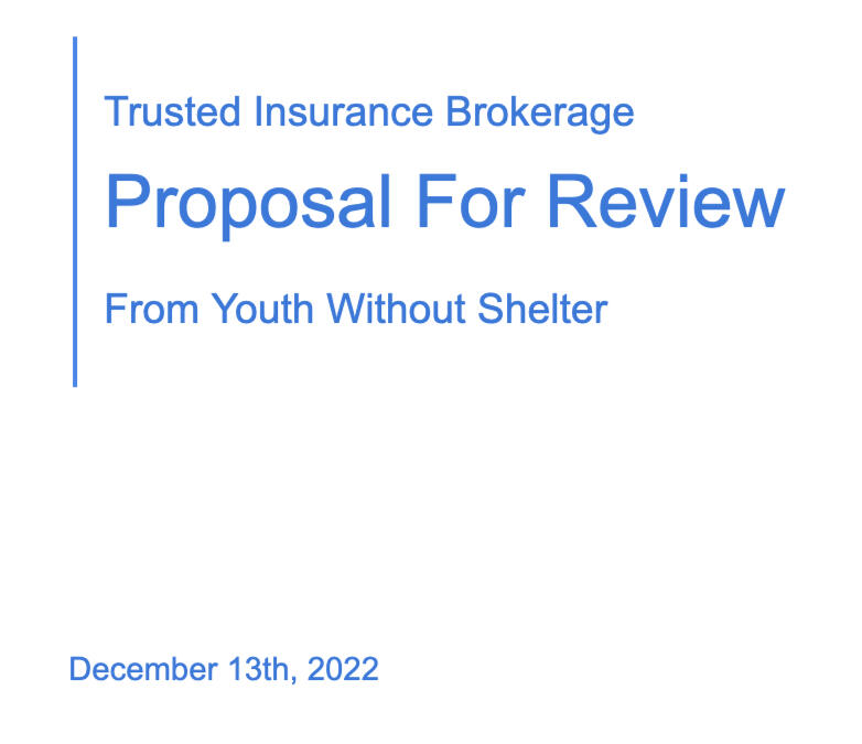 Sponsorship Proposal for Review